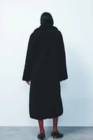 LONG FLEECE COAT