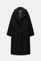 LONG FLEECE COAT