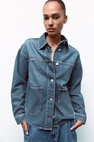 TRF DENIM OVERSHIRT