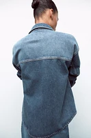 TRF DENIM OVERSHIRT