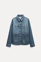 TRF DENIM OVERSHIRT