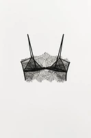 COMBINATION LACE BANDEAU BRALETTE