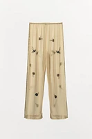 BEAD-EMBELLISHED PANTS