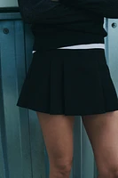 PLEATED SHORTS