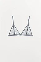 SPARKLY MESH BRALETTE