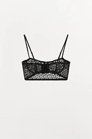 GUIPURE UNDERWIRE BRA