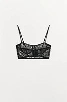 GUIPURE UNDERWIRE BRA