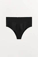 HIGH WAIST PANTIES WITH POLYAMIDE