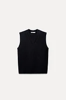 SMOOTH KNIT VEST TOP