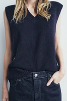 SMOOTH KNIT VEST TOP