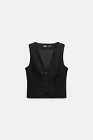 CROPPED VEST