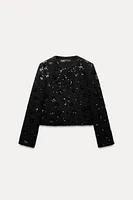 SEQUINED BLAZER