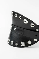 STUDDED SASH BELT