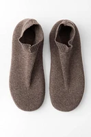 RIB WOOL BLEND SLIPPERS