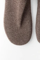 RIB WOOL BLEND SLIPPERS