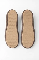 RIB WOOL BLEND SLIPPERS