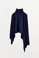 SHORT WOOL BLEND CAPE