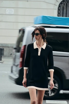 SHORT KNIT DRESS