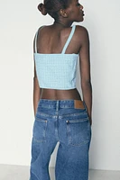 KNIT CROP TOP