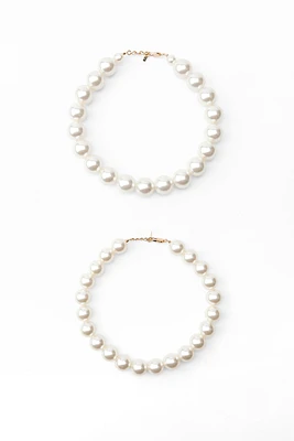 2-PACK OF PEARL NECKLACES