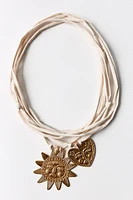 DOUBLE HEART SUN NECKLACE