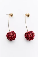 SPARKLY CHERRY EARRINGS