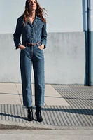 Z1975 LONG DENIM JUMPSUIT