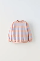 WIDE STRIPE SWEATSHIRT