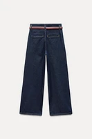 HIGH-WAISTED Z1975 CROPPED WIDE LEG JEANS