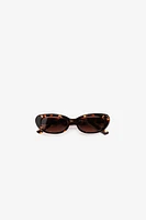 OVAL TORTOISESHELL SUNGLASSES