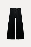 ZW COLLECTION HIGH WAIST MARINE STRAIGHT JEANS