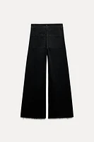 ZW COLLECTION HIGH WAIST MARINE STRAIGHT JEANS