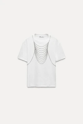 JEWEL NECKLACE T-SHIRT