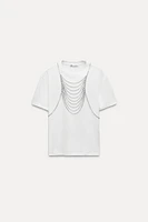 JEWEL NECKLACE T-SHIRT