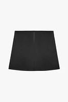 LEATHER MINI SKIRT X STEFANO PILATI