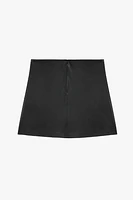 LEATHER MINI SKIRT X STEFANO PILATI