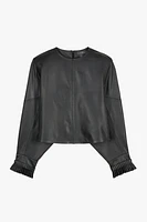 LEATHER TOP X STEFANO PILATI