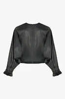 LEATHER TOP X STEFANO PILATI