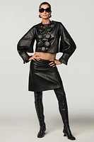 LEATHER TOP X STEFANO PILATI