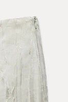 WRINKLED EFFECT ORGANZA PANTS