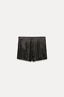 RUFFLED SPARKLE SKORT