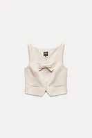 BOW VEST TOP