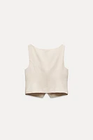 BOW VEST TOP