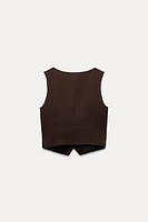 VEST WITH SIDE VENTS