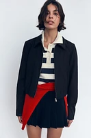 SHORT LAPEL COLLAR JACKET