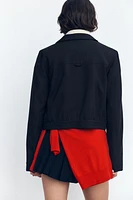 SHORT LAPEL COLLAR JACKET