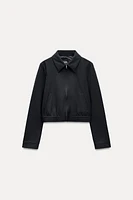 SHORT LAPEL COLLAR JACKET