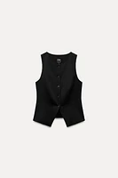 TAILORED VEST TOP