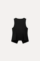 TAILORED VEST TOP