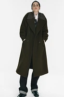 WOOL BLEND COAT ZW COLLECTION